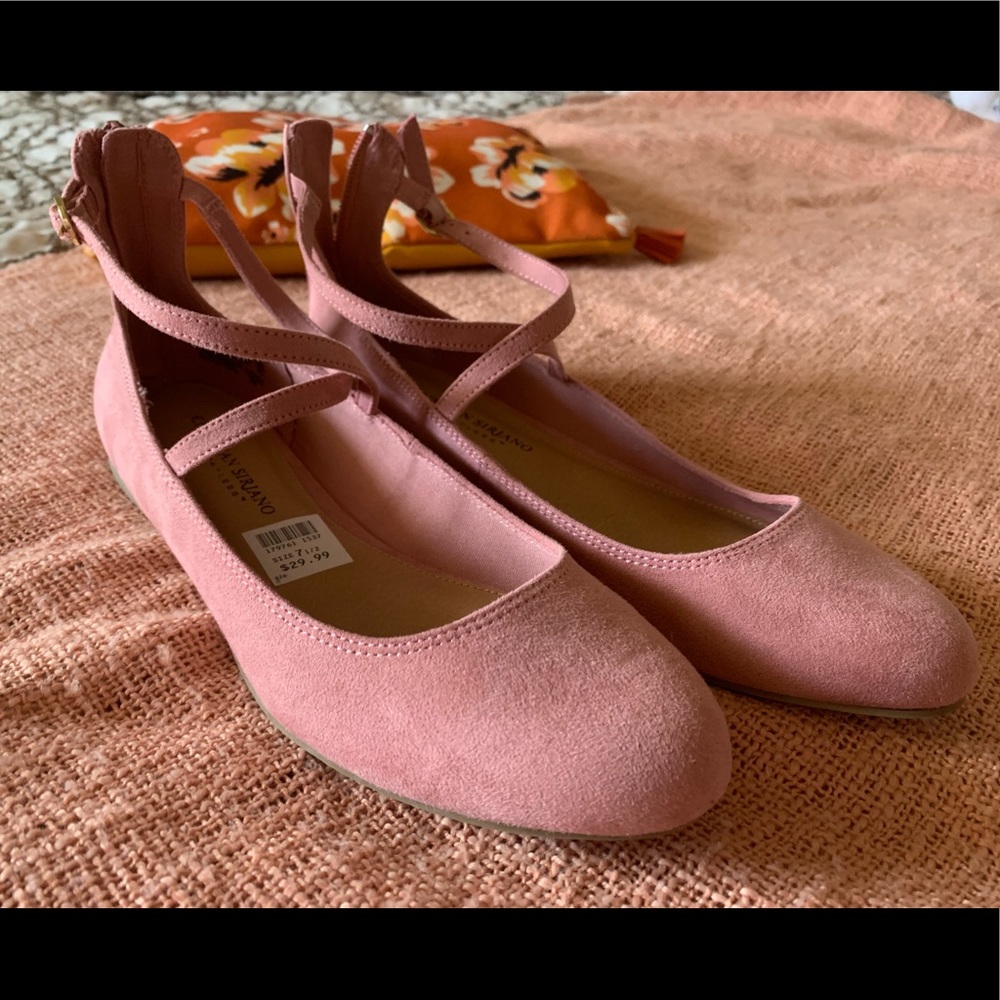Christian Siriano blush ballet flat